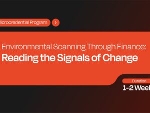 Environmental Scanning Through Finance: Reading the Signals of Change