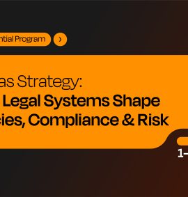 Law as Strategy: How Legal Systems Shape Policies, Compliance & Risk