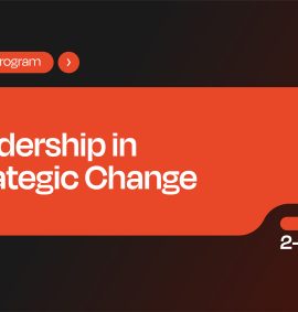 Leadership in Strategic Change